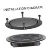 jojofuny 2sets Speaker Grill Covers Mesh Decorative for Car Audio