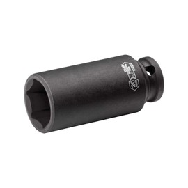 Jetech 3/8 Inch Drive 20mm Deep Impact Socket with 6-Point Design, Heat-Treated Chrome Molybdenum Alloy Steel, Metric