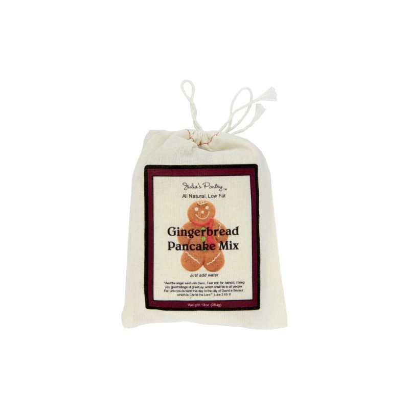 Julia's Pantry Ginger Bread Pancake Mix Gift Bag
