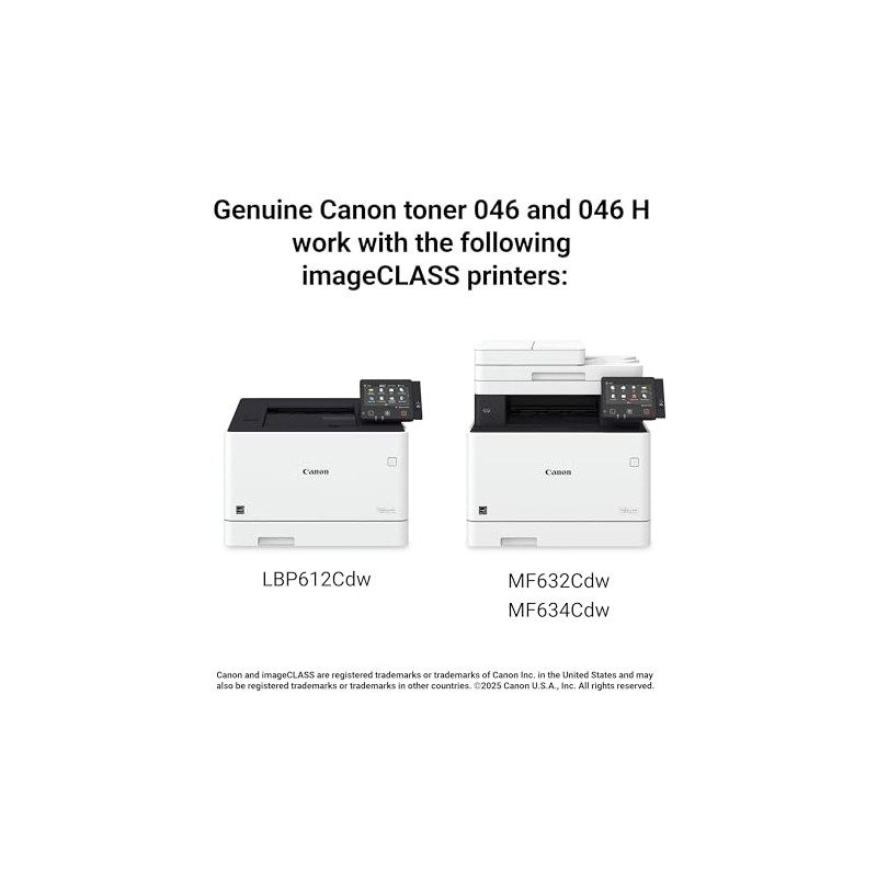 Canon Genuine 046 Magenta Toner Cartridge Compatible with LBP654Cdw, MF731Cdw,