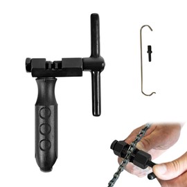 technodry Bike Chain Tool – Universal Chain Link Removal Tool for 7 to 11 Speed Chains, Heavy-Duty Chain Breaker Chain Splitter with Non-Slip Handle for Road, MTB, and Hybrid Bicycles