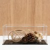 sourcing map Acrylic Clear Display Case Box Dustproof Protection Showcase