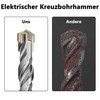 7-Piece Masonry Drill Bit Set: Concrete Drill Bit Alloy Steel