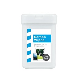 Invero® 100x Anti-Static Cleaning Wipes ideal for Laptop Computer Screens Keyboards Tablets Phones or General House Dusting