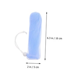 Healeved 20pcs Bar Soap Scrubber Pouches Mesh Soap Bags Foaming Pouches Easy Closure