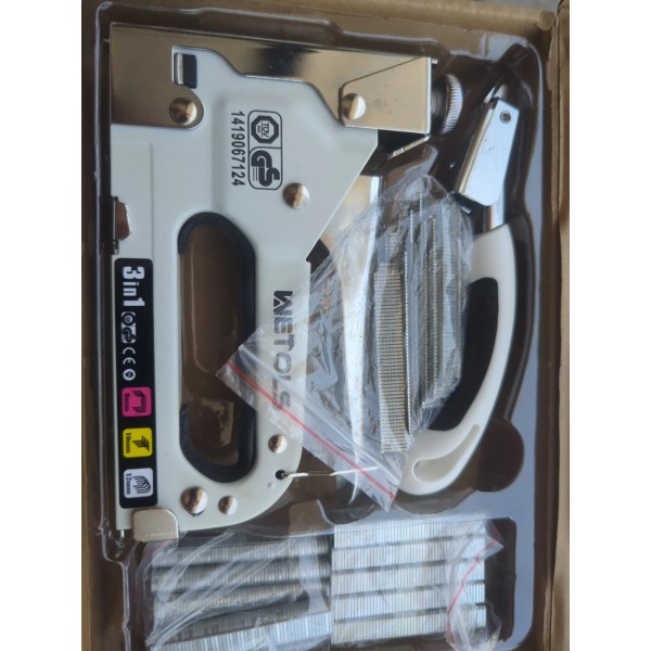 WETOLS Upholstery Staple Gun, Heavy Duty Staple Gun, 3 in