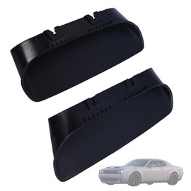 Getfarway A Pair Air Vent Cover Hood Bezels and Accessories 68378081AB 68378080AB Compatible with Dodge Challenger 2019 2020 Replace 68378080AD 68378080AC Front Left & Right Side Black