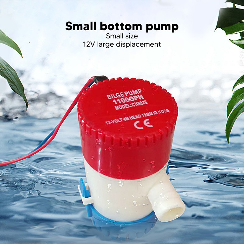 12V DC Bilge Pump Half Auto Submersible Centrifugal High Stroke