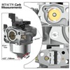 Carburetor with Gasket Set Replacement for CT200U KT196 196cc 212cc