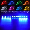 TABEN Car Ambient Light Kit, 8 Metres Integrated Fibre Optic