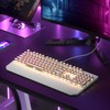 Camiysn Typewriter Style Mechanical Gaming Keyboard, Green Retro Punk Gaming