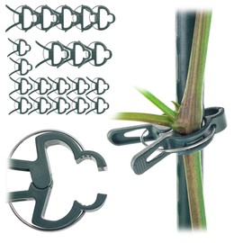 KADAX Plant Clips for Tomatoes, Cucumbers, Roses and Other Climbing Plants, Plant Clips Small, Trellis for Trellis Plants, Tomato Clips (20 x Green)