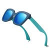 DUCO Kids' Sunglasses, Polarized UV Protection, Super Lightweight Frame, K020-blue