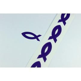 Jesus Fish Tanning Stickers 100 Pack