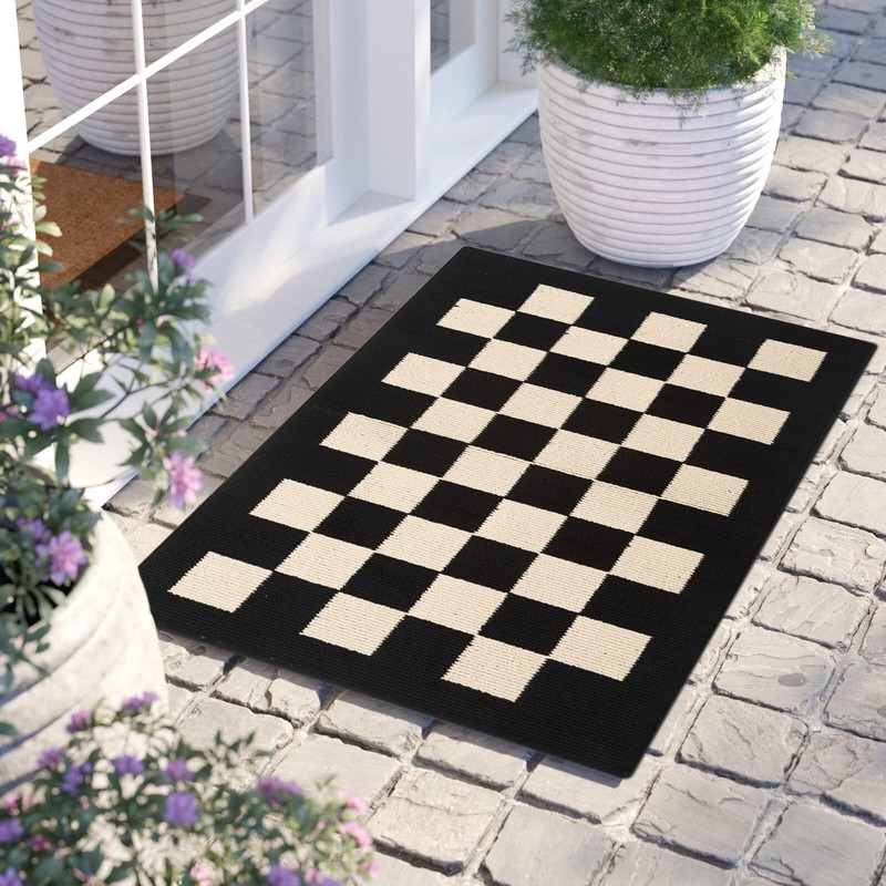 BOVEU Indoor Door Mat Front Door Rugs - 36"x24" Non