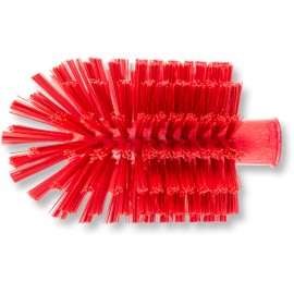 SPARTA SPARTA Multi-Purpose Valve Brush Pipe Brush, Round Brush with Polyester Bristles, Color Coded for Commercial Cleaning, Kitchen, Restaurant, Bathroom, Plastic, 7.1 X 4 X 7.1 Inches, Red, (Pack of 6)