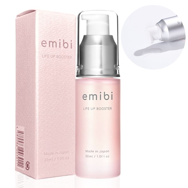 emibi Introductory Beauty Serum, 1.0 fl oz (30 ml), Smooth to Bare Skin, Beauty Serum, New Model, Vitamin C Derivative, Made in Japan