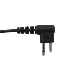 GoodQbuy 2 Pin PTT Mic Covert Acoustic Tube Earpiece Headset is Compatible with Motorola Two-Way Radio RMM2050 GP300 CP200 PR400 CLS1110 (Pack of 2)