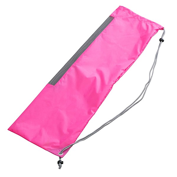 IRONMAN CLUB IMC-169P Yoga Mat Case, Pink, Partial Mesh, Tubular