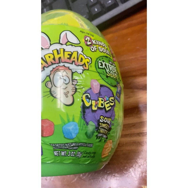 Warheads Sour Candy Assortment Easter Egg Candy, 3.85 Oz. 1