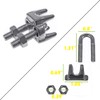 Rope & Cord Stainless Steel Rope Clamps – 1/4-Inch (2