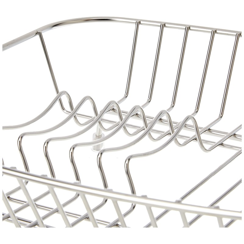 Delfinware Stainless SteelCompact Drainer, Stainless Steel, Silver