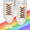 Kilter Flat Trainer Shoelaces - Rainbow - 75 cm -