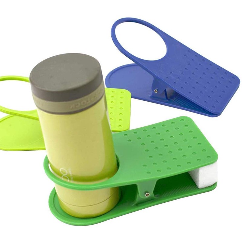 Calayu Drink Holder Clip, Multifunctional Bottle Holder, Portable Table, Desk,