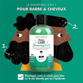 Mr Barber 2-in-1 Shampoo for Men | French, Natural and Vegan | Nourishes Hair and Soothes the Scalp | Based on 12 Herbal Acrtives | 250ml