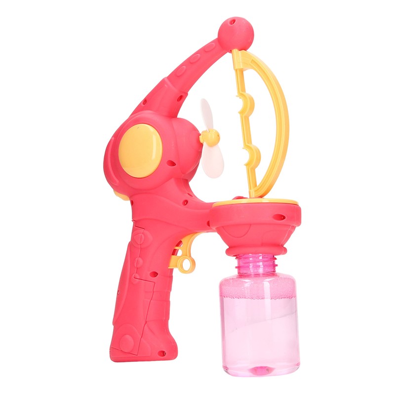 Bubble Gun Automatic Convenient Handle Battery Powered Interesting Fan Function