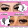 Yai Lash 클러스터 100D+200D 두꺼운 속눈썹 12-25mm Wispy 개별 메가