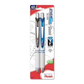Pentel EnerGel Pearl Deluxe RTX Liquid Gel Pen, (0.5mm), Fine Line, Needle Tip (BLN75WBP2AC)