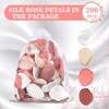 Milifox 200 Pieces Silk Rose Petals Soya Flower Silk Petals