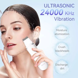 Anlan Limpiador Facial Peeling Ultrasónico Portatil Skin Scrubber