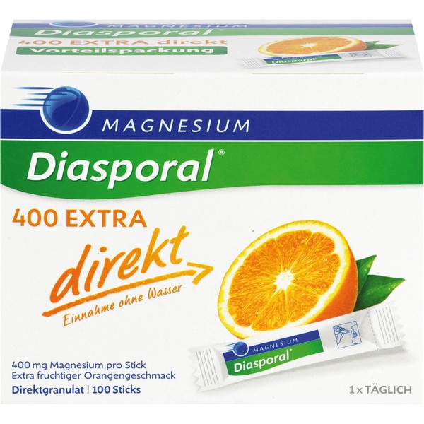 Magnesium-Diasporal 400 extra direkt Direktgranulat Sticks, 100 pcs. Sachets