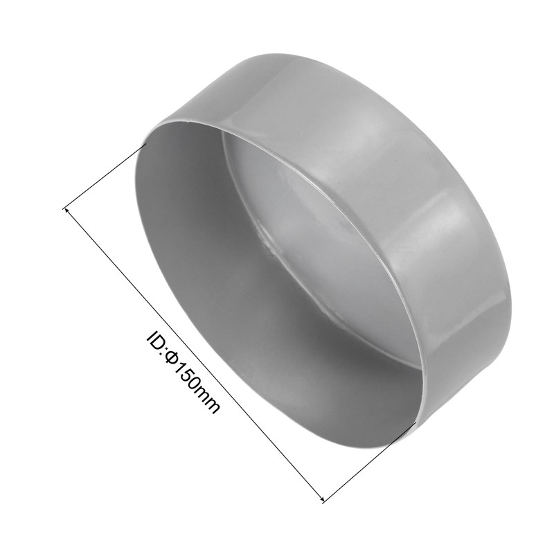 sourcing map 2pcs Rubber End Caps 150mm(5 15/16") ID Vinyl