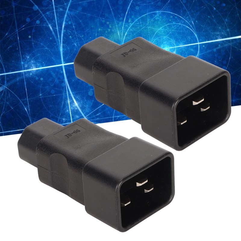 2pcs IEC320 C20 to IEC320 C15 Power Adapter Professional Standard