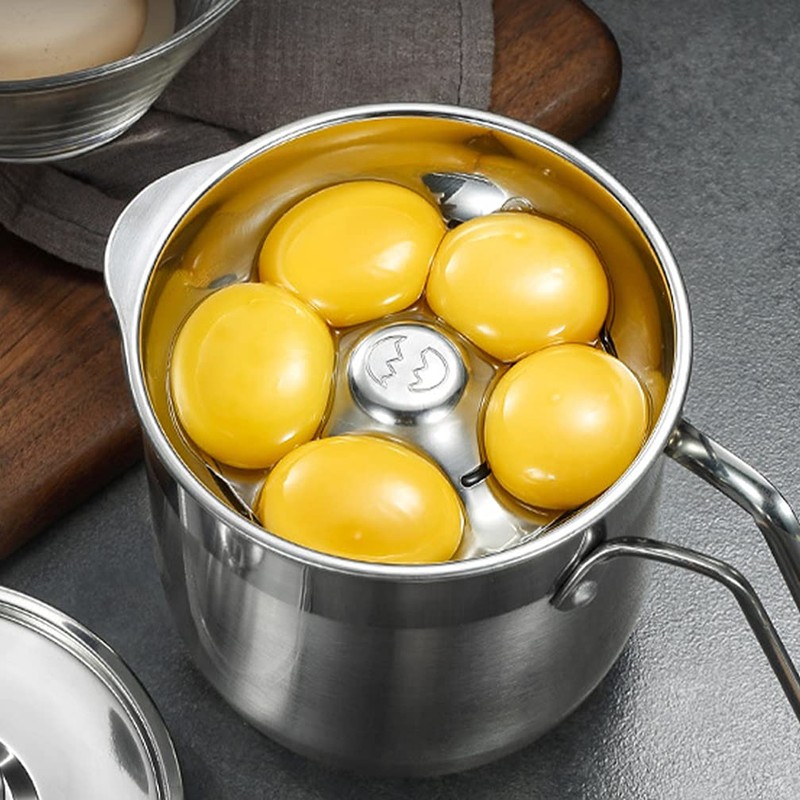 Angoily Egg Separator - Stainless Steel Egg Yolk White Separator