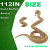 Mukouxun 112 Inch Stuffed Animal Snake Giant Stuffed Snake Kids