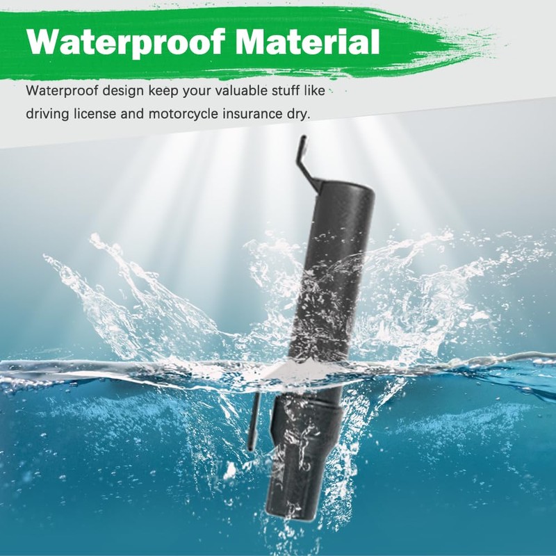 MOTO4U Motorcycle Off-Road Universal Waterproof Tool Tube Gloves Raincoat Storage