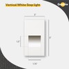 Goodlite Vertical LED Indoor Outdoor Step Light, 3w 125lm, 120v,