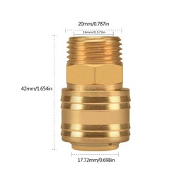 2pcs Air Line Connectors Euro Airline Hose Compressor Fittings 1/2" BSP Air Coupler and Plug Kit Couplings Connector Male