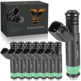 𝐘𝐈𝐇𝐎𝐕𝐘 Fuel Injectors FJ475 fit for Jeep 2005-2007 Grand Cherokee 2006-2007 Commander, fit for Dodge 2004-2007 Ram 1500 2004-2007 Dakota, V8 4.7L Flex (8)