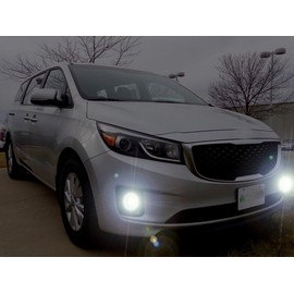 Blinglights Fog Lamps Driving Lights Kit Compatible With 2015 2016 2017 2018 Kia Sedona Limited