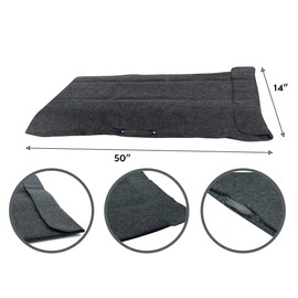 Dining Table Leaf Storage Bag Ultra Soft and Thick Premium Quality Felt Secure Fits 8 x 48 Table Leafs (14" x 50" (2 Pack))
