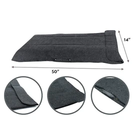 Dining Table Leaf Storage Bag Ultra Soft and Thick Premium Quality Felt Secure Fits 8 x 48 Table Leafs (14" x 50" (2 Pack))