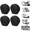 VINPATIO Rough Tire Covers 4 Pack, Waterproof Vinyl Wheel Protectors