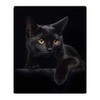 Yisumei Blanket Soft Flannel Soft Fleece Blanket Bed Throw Black