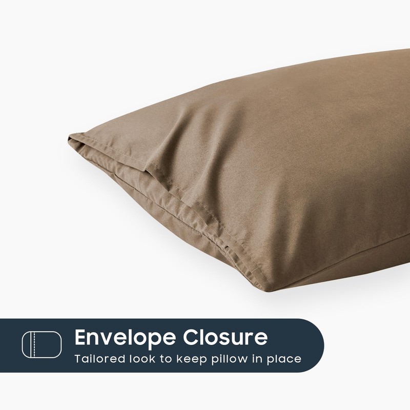 Wake In Cloud - Pair of Standard Pillowcases, 1000TC Ultra