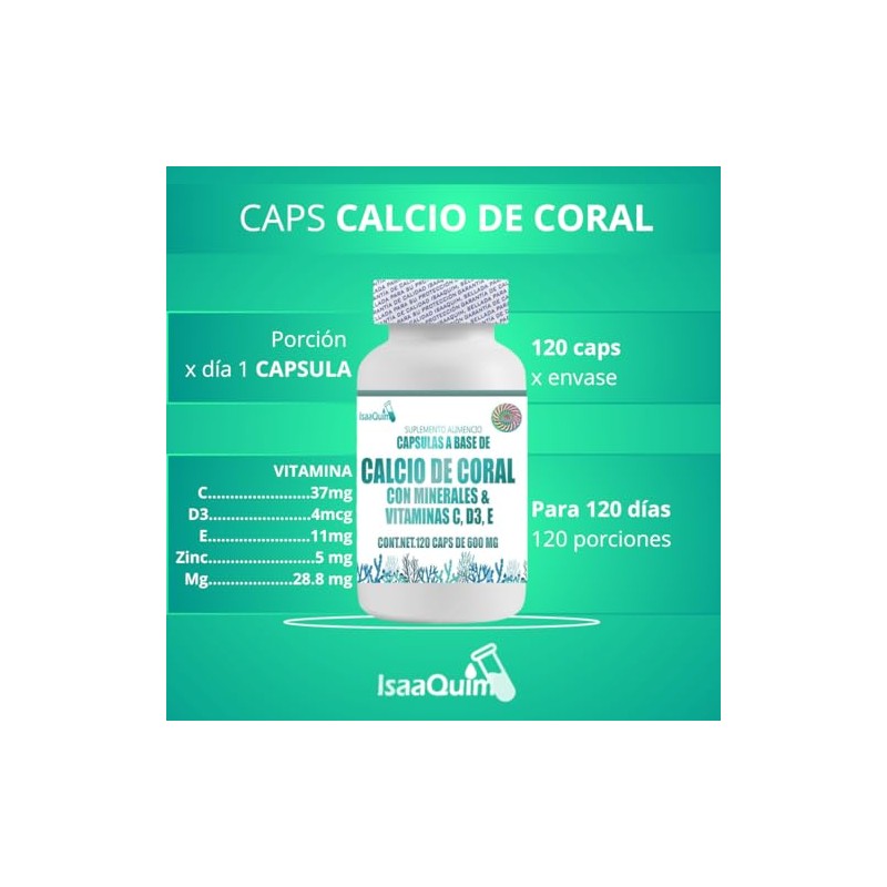 DUO de Calcio de Coral con Vitaminas & Minerales 120